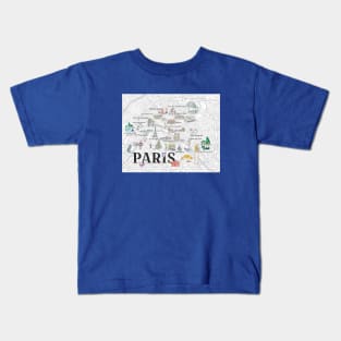 Paris, France Kids T-Shirt